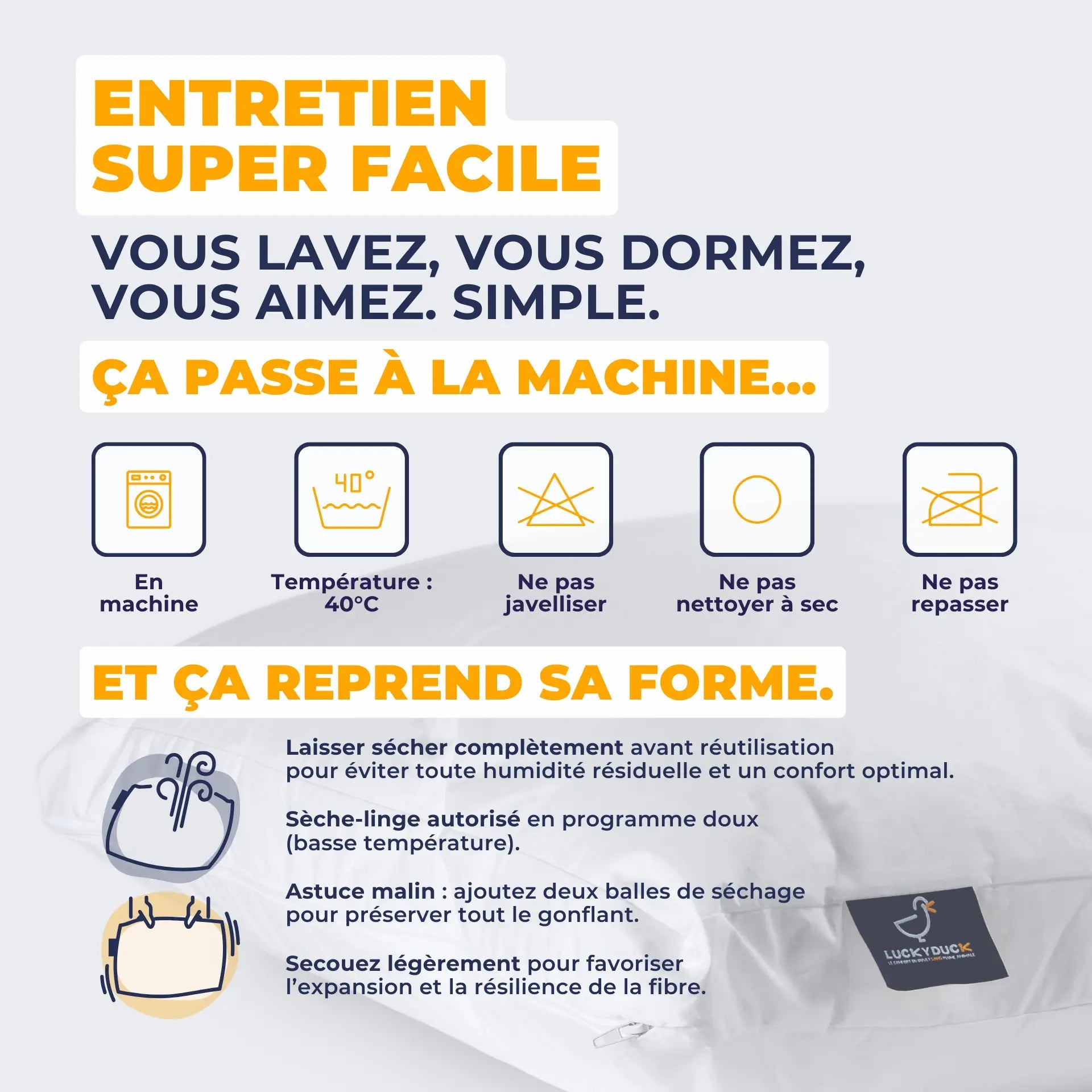 Entretien facile - LuckyDuck