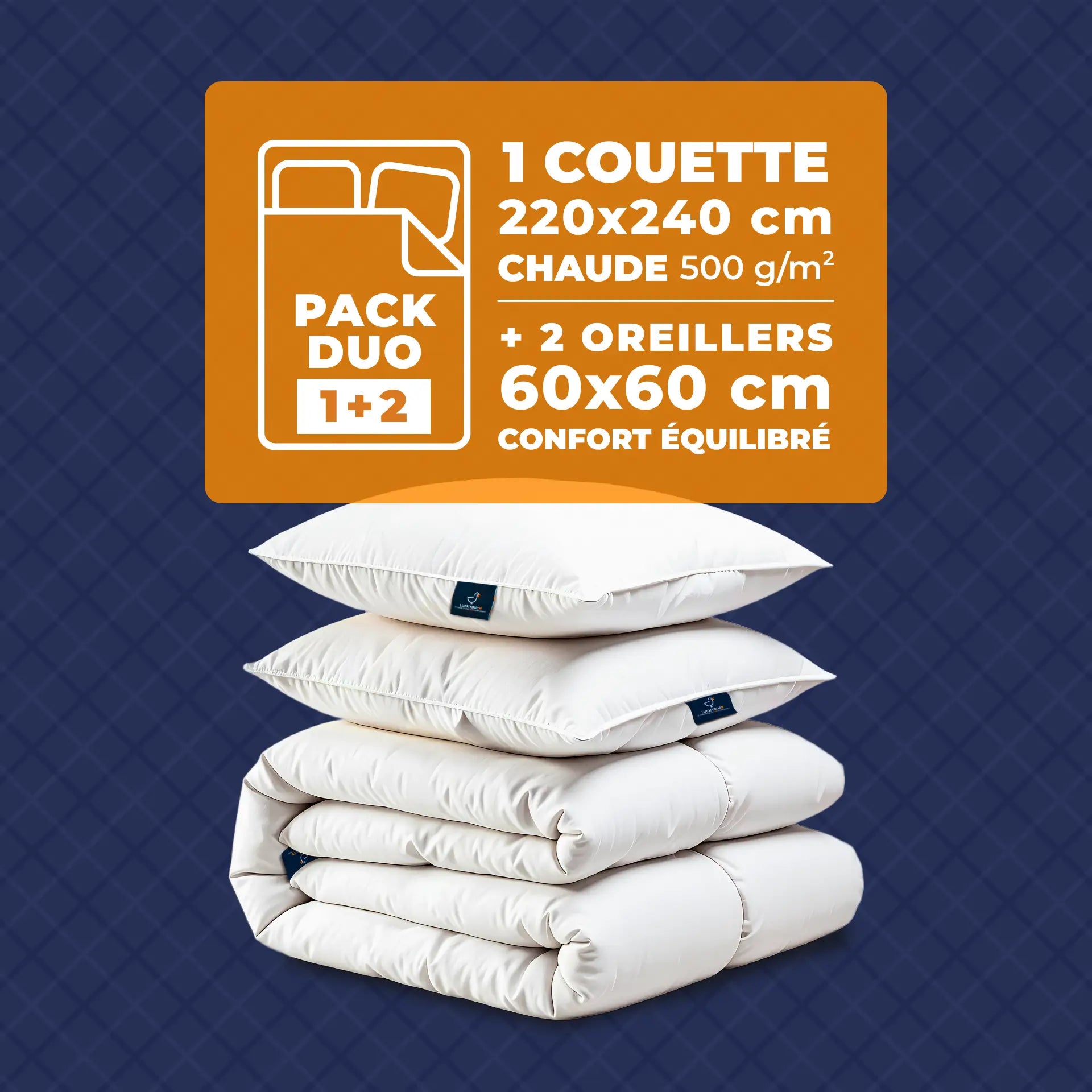 Pack Couette Chaude + Oreiller(s)
