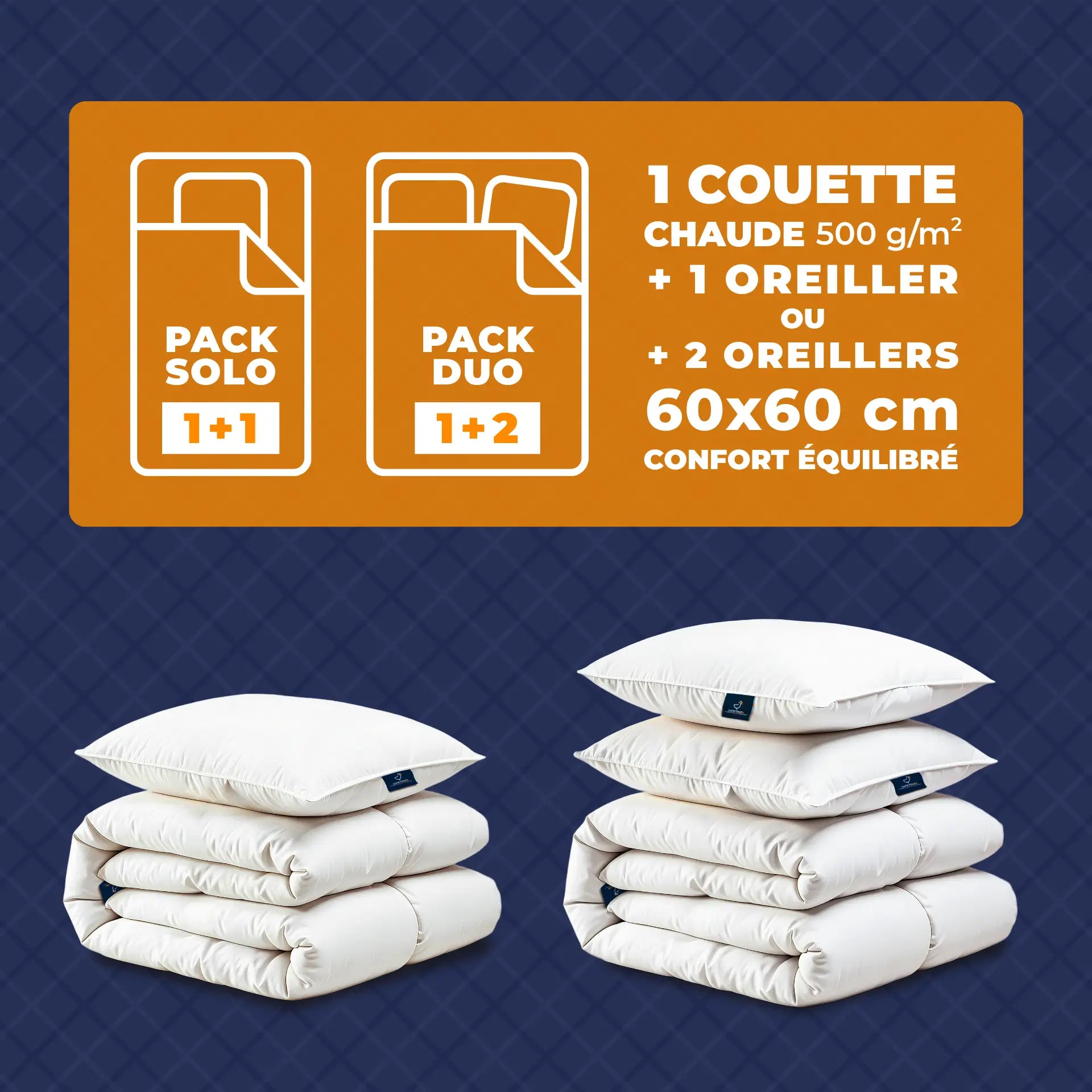 Pack Couette Chaude + Oreiller(s)