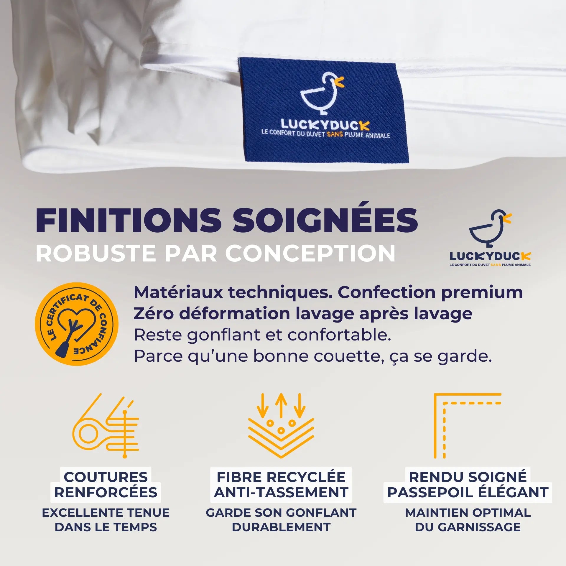 Finitions soignées - LuckyDuck