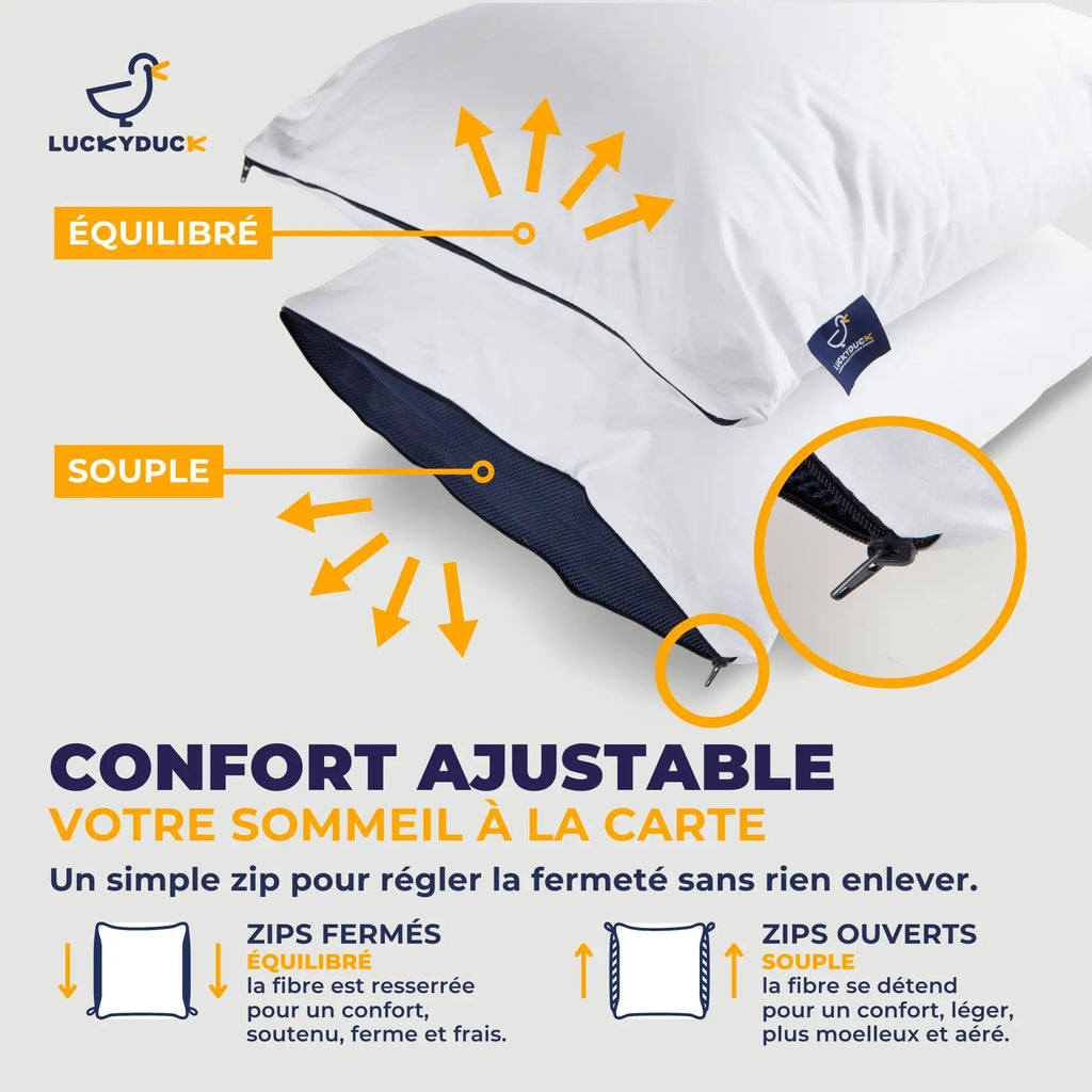 Oreiller Ajustable - LuckyDuck