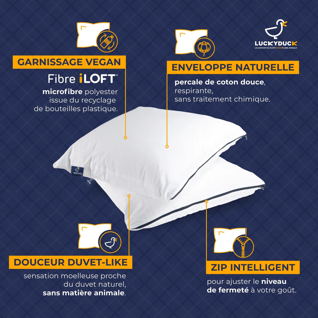 Oreiller Ajustable - LuckyDuck