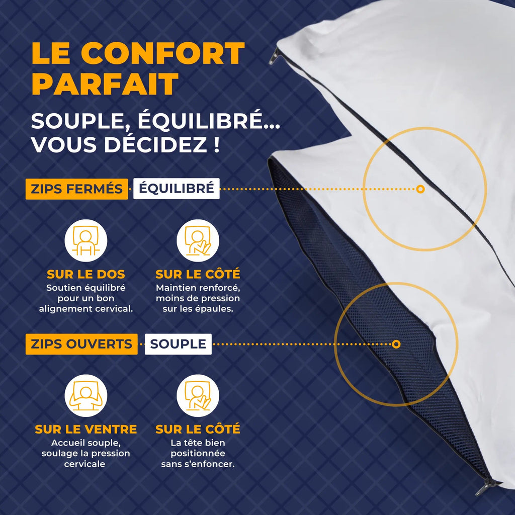 Oreiller Ajustable - LuckyDuck