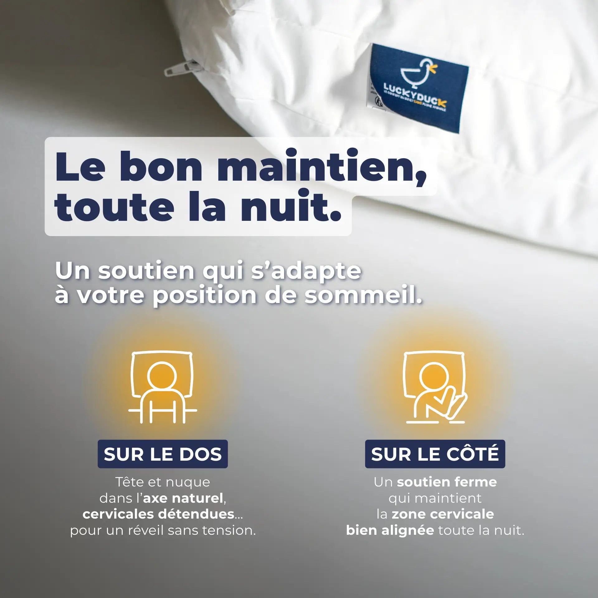 Oreiller Confort Ferme - LuckyDuck