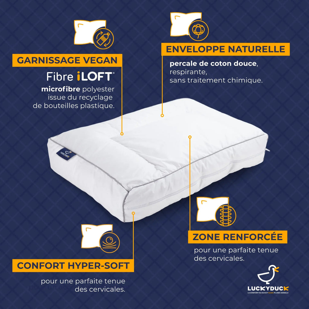Oreiller Confort Plus - LuckyDuck
