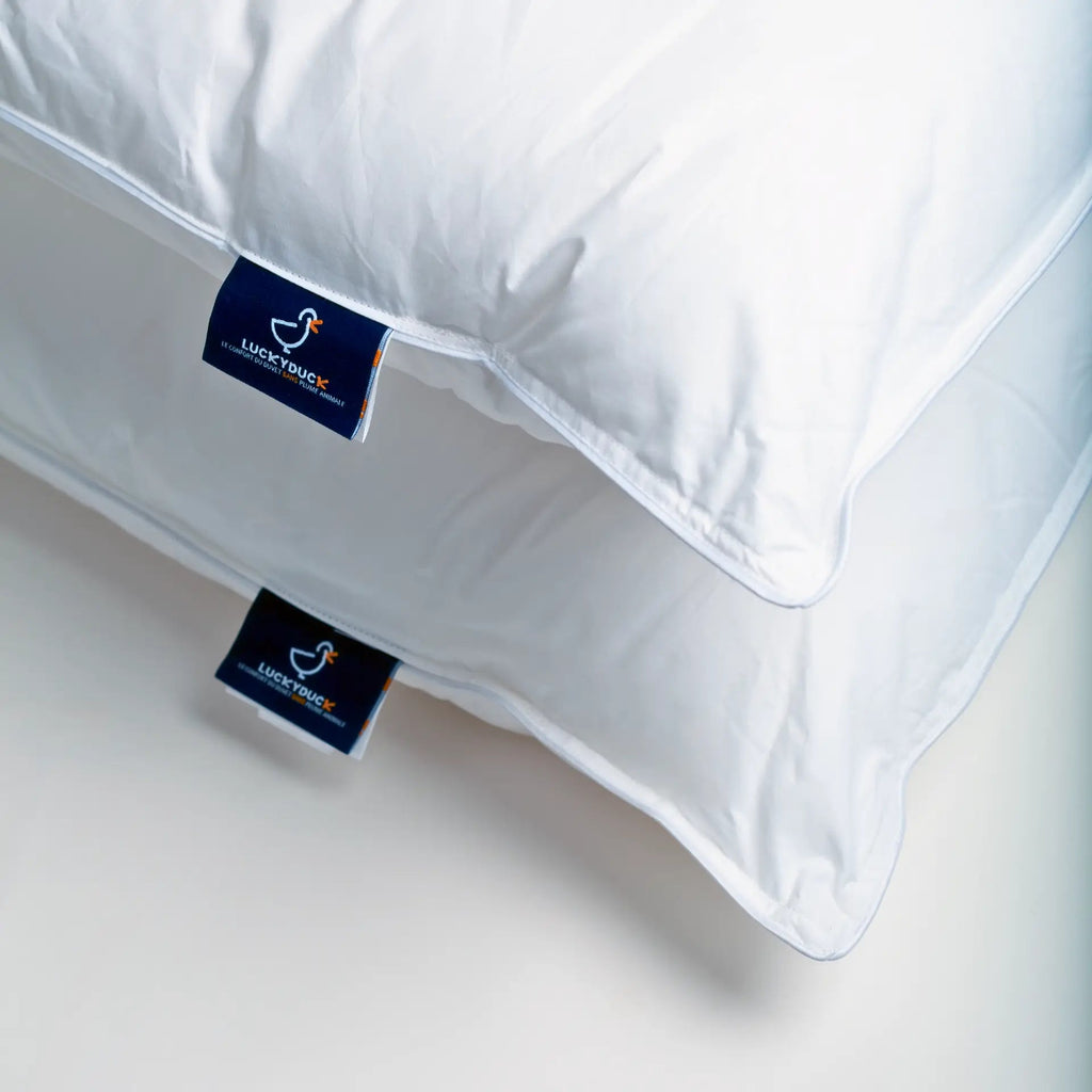 2 oreillers vegan Confort Équilibré - LuckyDuck