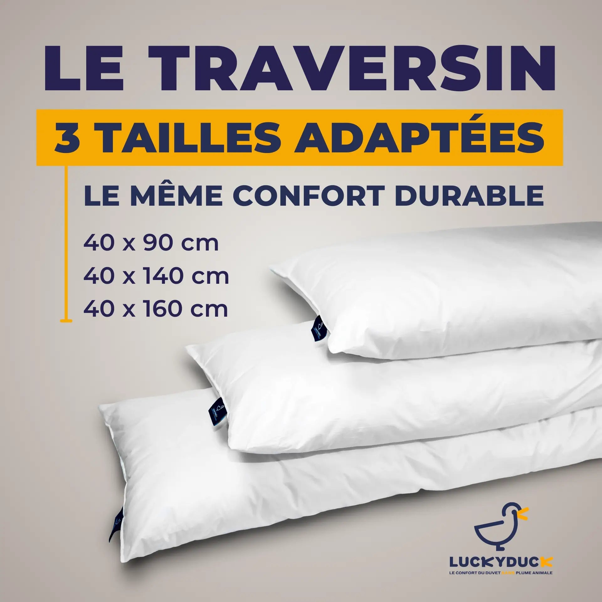 Traversin plat - LuckyDuck