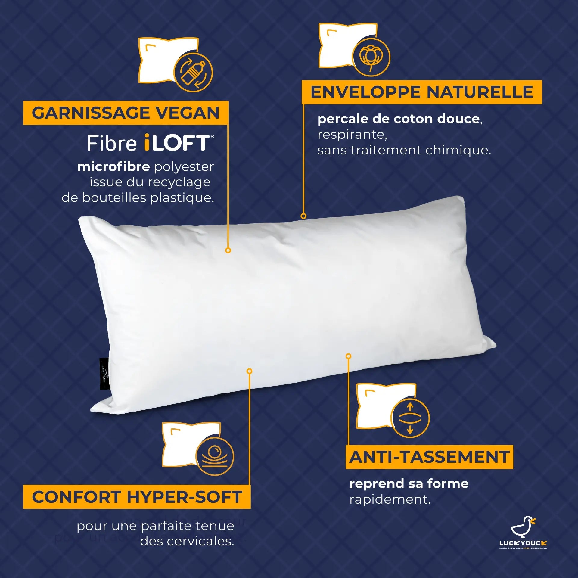 Traversin plat - LuckyDuck