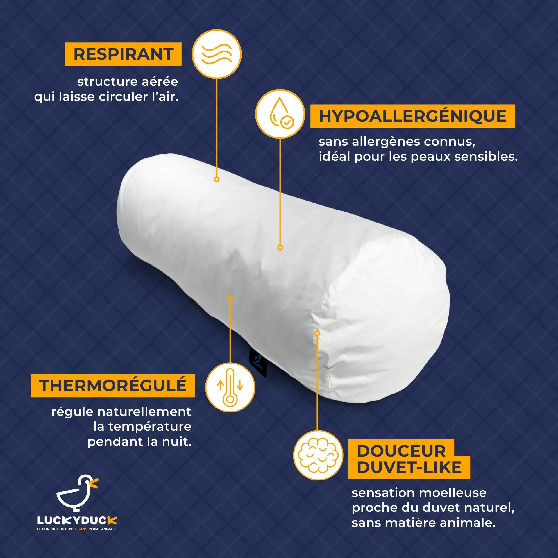 Traversin rond - LuckyDuck